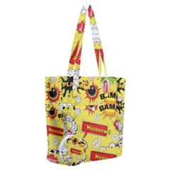 Cartoon Comics Pattern Everyday Shoulder Bag With Pouch Bag by Loisa77