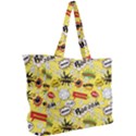 Cartoon Comics Pattern Simple Shoulder Bag View2