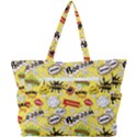 Cartoon Comics Pattern Simple Shoulder Bag View3