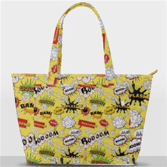 Cartoon Comics Pattern Back Pocket Shoulder Bag  by Loisa77