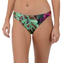 Monkey Tiger Bird Parrot Forest Jungle Style Band Bikini Bottoms by Grandong