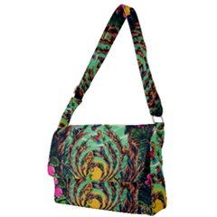 Monkey Tiger Bird Parrot Forest Jungle Style Full Print Messenger Bag (l) by Grandong