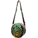 Monkey Tiger Bird Parrot Forest Jungle Style Crossbody Circle Bag View1