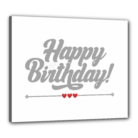 Birthday  Canvas 24  X 20  (stretched) by didisemporium