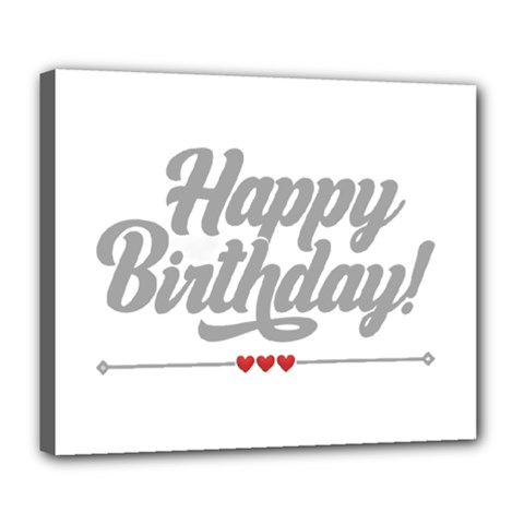 Birthday  Deluxe Canvas 24  X 20  (stretched) by didisemporium