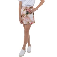 Flower Plant Vintage Retro Kids  Tennis Skirt by Ravend