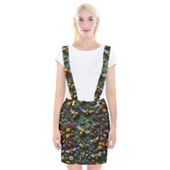 Bees Colony Flowers Braces Suspender Skirt by Loisa77