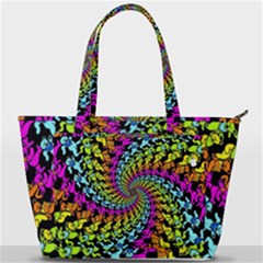 3d Grateful Dead 90 s Neon Dancing Bears Back Pocket Shoulder Bag  by Perong