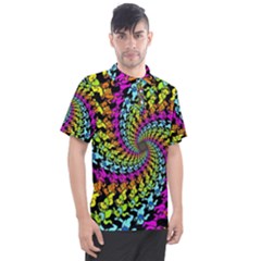 3d Grateful Dead 90 s Neon Dancing Bears Men s Polo T-shirt by Perong