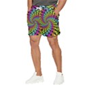 3d Grateful Dead 90 s Neon Dancing Bears Men s Runner Shorts View3