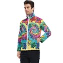 Tie Dye Grateful Dead Bears Men s Bomber Jacket View3