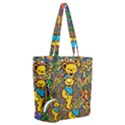 Dead Dancing Bears Grateful Dead Pattern Everyday Shoulder Bag with Pouch Bag View1