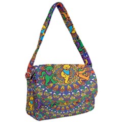 Dead Dancing Bears Grateful Dead Pattern Courier Bag by Grandong