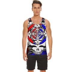 The Grateful Dead Men s Wide Collar Tank Top by Grandong