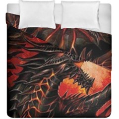 Dragon Duvet Cover Double Side (king Size) by Ndabl3x