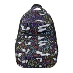 Time Nonlinear Curved Undirected Carry-on Travel Backpack by Paksenen