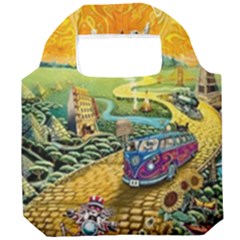 Grateful Dead Golden Road Foldable Grocery Recycle Bag by Bedest