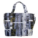 White Birch Trees Autumn Sports Shoulder Bag with Shoes Compartment View2