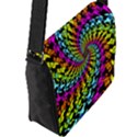 3d Grateful Dead 90 s Neon Dancing Bears Flap Closure Messenger Bag (L) View2