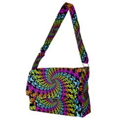 3d Grateful Dead 90 s Neon Dancing Bears Full Print Messenger Bag (s) by Perong