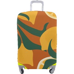 Lemon Citrus Fruit Summer Painting Drawing Luggage Cover (large) by Grandong