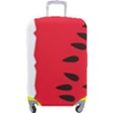 Watermelon Black Green Melon Red Luggage Cover (Large) View1