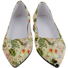 Textile Fabric Tropical Women s Block Heels 