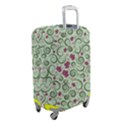 Swirls Foliage Leaves Green Luggage Cover (Small) View2