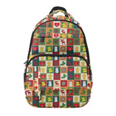 Template Christmas Pattern Carry-on Travel Backpack by Proyonanggan