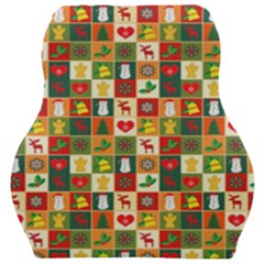 Template Christmas Pattern Car Seat Velour Cushion  by Proyonanggan