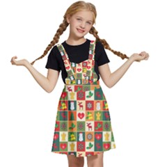 Template Christmas Pattern Kids  Apron Dress by Proyonanggan