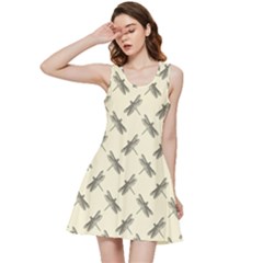 Dragonfy Insect Pattern Inside Out Racerback Dress by Maspions