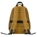 Gold, Desenho, Golden, Metal, Shiny, Carry-on Travel Backpack View2