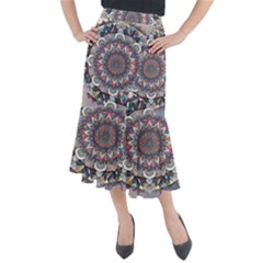 Pattern Nature Midi Mermaid Skirt by Maspions