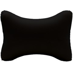 Plain Black Black Seat Head Rest Cushion by kyorashop23