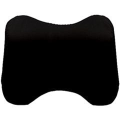 Plain Black Black Head Support Cushion by kyorashop23