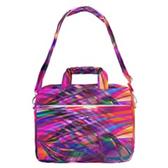 Wave Lines Pattern Abstract Macbook Pro 15  Shoulder Laptop Bag by anzea