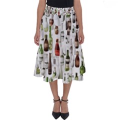 Bottle Chic Print Patterns Perfect Length Midi Skirt by BellaVistaTshirt02