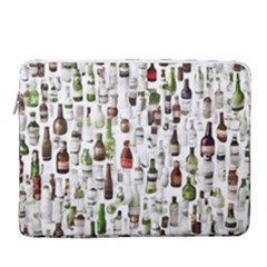 Bottle Chic Print Patterns 15  Vertical Laptop Sleeve Case With Pocket by BellaVistaTshirt02