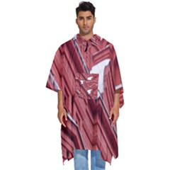 Monument State History Museum Building Men s Hooded Rain Ponchos by Apenda