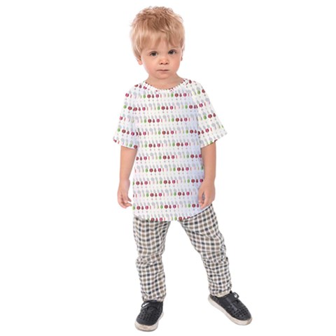 Wine Glass Pattern Kids  Raglan T-shirt by anzea