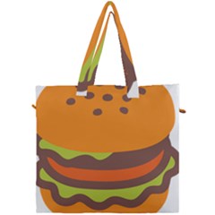 Hamburger Canvas Travel Bag by anzea