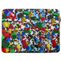 Falling Lego Bricks, Desenho 17  Vertical Laptop Sleeve Case With Pocket View2