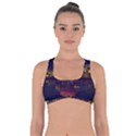 Abstract City Retro Sunset Night Got No Strings Sports Bra View1