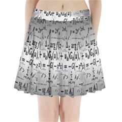 Math Formula Pleated Mini Skirt by Bedest