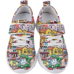 Menton Old Town France Kids  Velcro Strap Shoes by Bedest