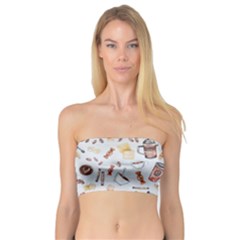 Coffee Mania Caffeine Bandeau Top by Bedest