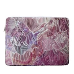 Hidden Heart 15  Vertical Laptop Sleeve Case With Pocket by kaleidomarblingart