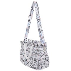 Embrace The Magic Inspirational Phrase Pattern Rope Handles Shoulder Strap Bag by dflcprintsclothing