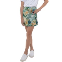 Leaves Pattern Flora Kids  Tennis Skirt by Salmanaz77